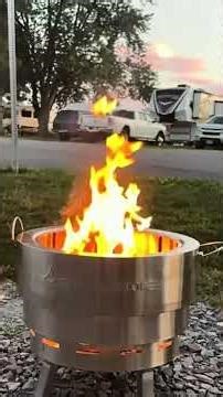 The Slinky Stove! Collapsible Smokeless Firepit 🔥