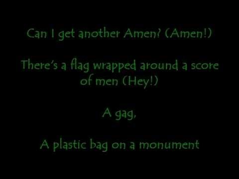 Green Day - Holiday (instrumental with lyrics)