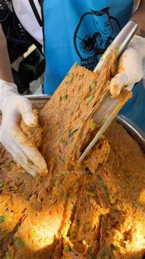 Traditional Fish Cake Recipe at Bangkok, Thailand