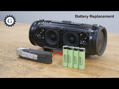 JBL Extreme Battery Replacement Lipo to Li-ion