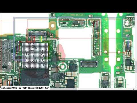 INFINIX NOTE 12 VIP X672 FORNT CAMERA Error Notwarking Not Open Problem Hardware Solution #borneosch