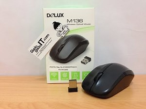 DELUXE M136M 136M 136 Wireless Optical Mouse ORIGINAL & GARANSI RESMI