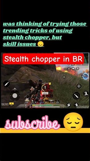 3 stealth choppers in BR codm #cod #codm #gameplay #fyp