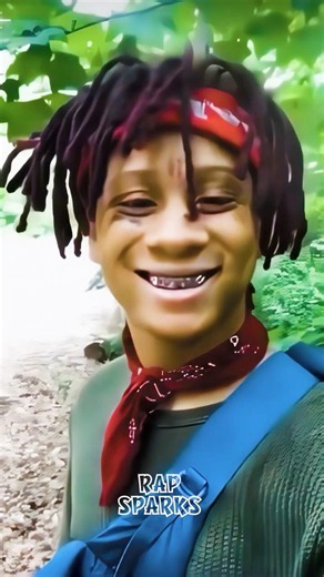 Trippie Redd deep in the woods 😂🌳