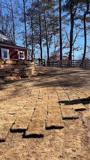 Natural large stack stone wall project updated 🚜 | Paving Stone of Alabama