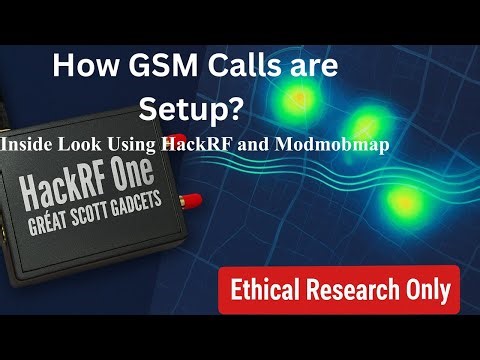 Inside Look on How GSM Calls are Setup | Real Cellular Activity with HackRF & Modmobmap