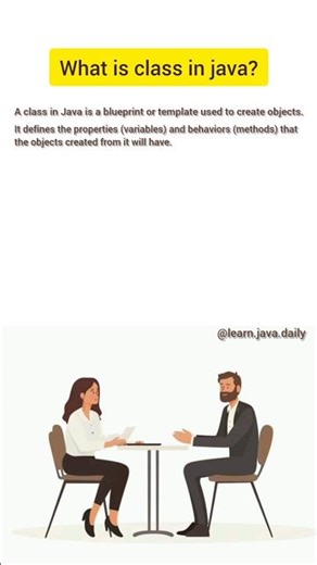 class in java ‪@learnJavaDaily‬ 👩‍💻 #learnjava #java #coding #youtubeshorts #softwaredeveloper