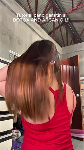 Tutorial pano gamitin si botox and argan oil #botox #arganoil #keratintreatment