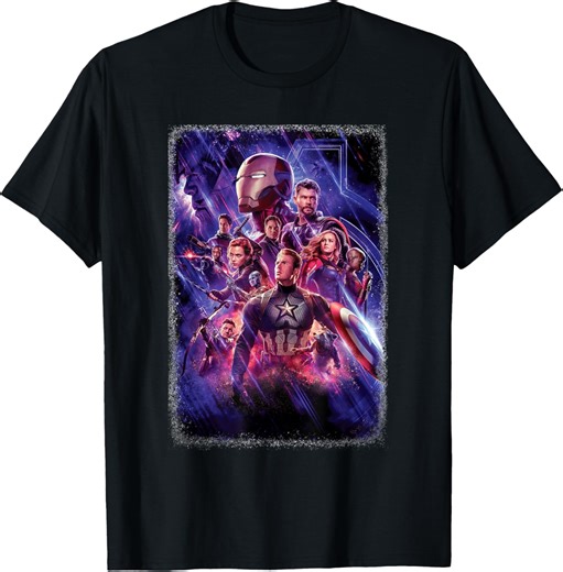 Amazon.com: Marvel Avengers: Endgame película cartel camiseta : Ropa, Zapatos y Joyería