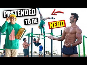 Pro Gymnast Pretended to be a Nerd in the Calisthenics Park #3 (PRANK)