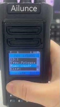 Ailunce HD2 DMR Radio How to Manually Edit Contacts