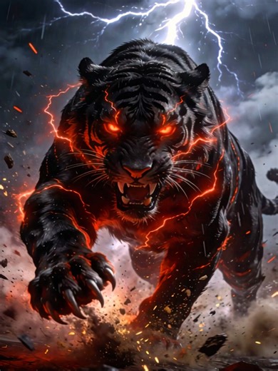 The Tiger's Hunt: Captivating 4K Live Wallpaper