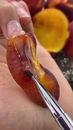 Peach Nail Art Designs for Venus-Inspired Manicures