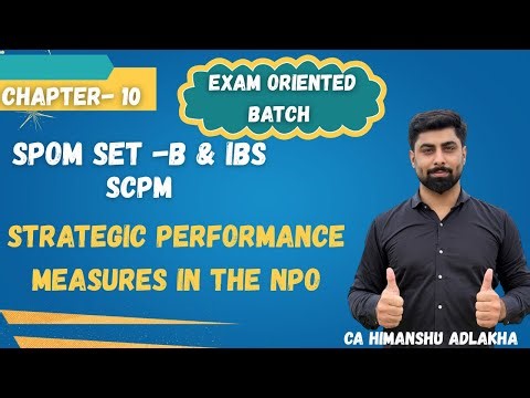 SPOM SET B & IBS | Chapter 10 | Exam Oriented Batch | CA Himanshu Adlakha (AIR 35 & 48)