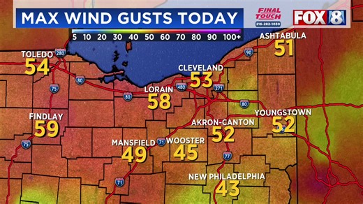 Multiple weather alerts are in effect for dangerous winds and blowing snow. James Parish is live with the latest. DETAILS: https://fox8.com/weather/weather-advisories-strong-winds-and-snowfall/ | Fox 8 News