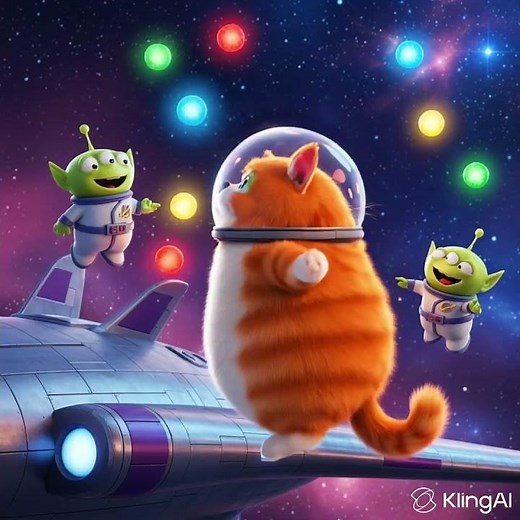 Bir Kedi Uzaylılarla Karşılaştığında Ne Olur? #cartoon #cat #talkingtom
