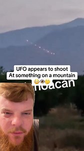 UFO appears to shoot at mountain #ufo #uap #alien #shooting #caughtoncamera #mexico | itsweirdtime