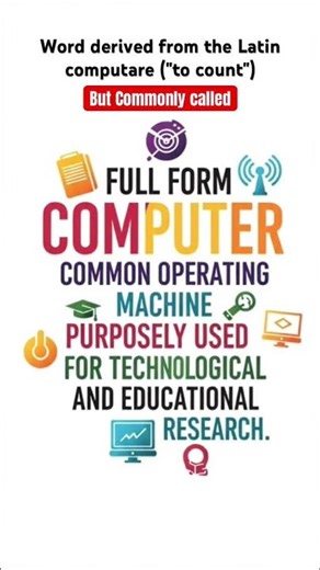 Basics - COMPUTER full form