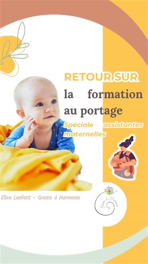 🤩 Retour sur la formation au portage " spéciale assistantes maternelles" C est vraiment une formation qu il me tenait à coeur de proposer et depuis août 2024, ce sont 8 assistantes maternelles que j ai pu accompagner avec ce format unique de formation: 👉🏼 un format pensé pour s'adapter aux contraintes de ce métier, 👉🏼 des vidéos pour revenir facilement et dans le temps, aux notions importantes 👉🏼 l'accent mis sur la pratique et une formule qui permet de se sentir réellement à l'aise dans 