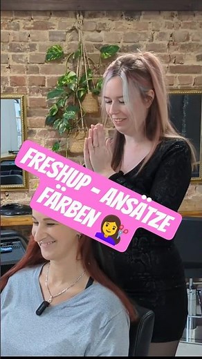 Freshup & Ansatzfärben ✨ Haarfarbe erneuern | Friseur Live #shorts #hairstyle #haarroutine #hair