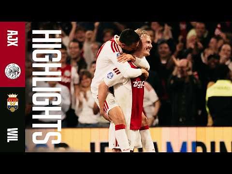 Second big win in 4 days! 🫡 | Highlights Ajax - Willem II | VriendenLoterij Eredivisie