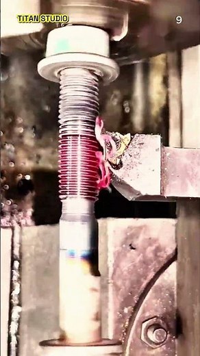 The process of making iron threads using modern machines #shorts