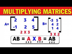 How to Multiply Matrices | Matrix Multiplication Made Easy