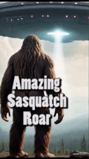 AMAZING SASQUATCH ROAR! #bigfoot #paranormal #scary
