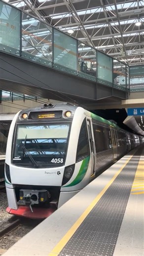 Transperth 3 Car B - Series Set 58 arriving on Platform 7 at Perth Station