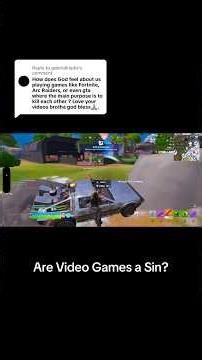 Are video games a sin?