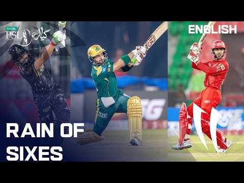 Every Six Hit in HBL PSL 11 Lahore Leg | Non-Stop Six Fest | HBL PSL X | MZB1K