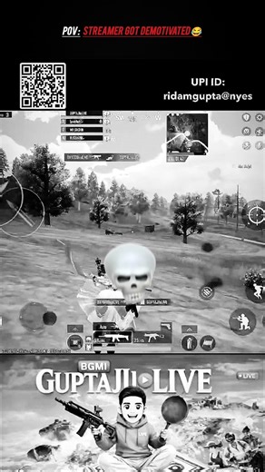 🔥STREAMER vs OXYGOD op 💀 pura demotivate kardiya #bgmishorts #pubgshorts