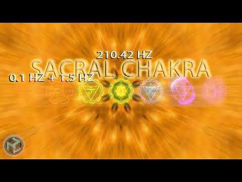 SACRAL CHAKRA:210.42 Hz|Deepest Sleep Meditation & Chakra Energies|1.5hz Universal Healing Frequency