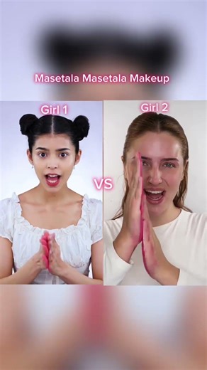 Masetala Masetala Makeup | Tiktok Makeup Transition #tiktok #makeup #youtubeshorts