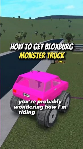 🛻How I got to ride Bloxburg’s rarest car The monster truck & how to get it #bloxburg