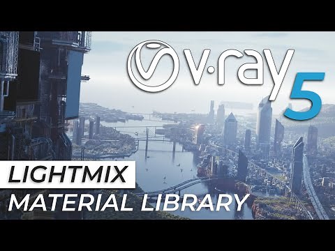 Vray 5 beta 3ds max - new features explained - Finally LIGHTMIX and MATERIAL LIBRARY are here