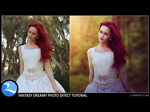 Photoshop Tutorial : Fantasy Dreamy Photo Effects Editing