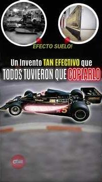 The Lotus invention that revolutionized Formula 1 in the 70s | How it worked