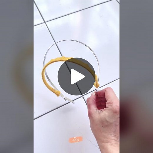 Tutorial DIY Bando Simple Tanpa Kawat