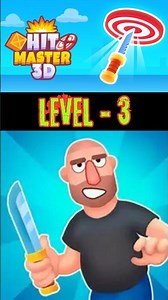 Hit Master 3D – Level 3 Gameplay Walkthrough (iOS, Android) #shorts #asagamingchannel
