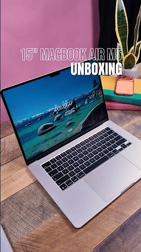 MacBook Air M5 (15", 2026) Unboxing in Starlight 💫✨ #laptop #unboxing #macbook