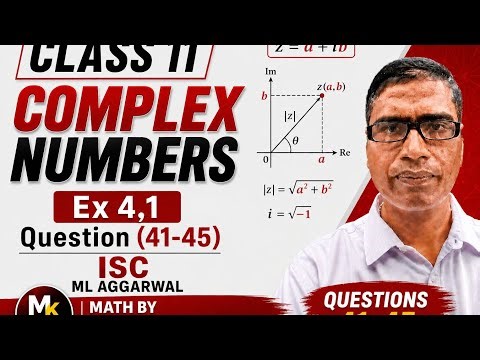 Complex Numbers Class 11 | Ex 4.1 (Q41–45) Full Solution | ISC Maths