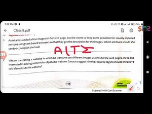 Chapter 10 Exercise P-1 || FIB, TF, MCQs, One Word | Cyber Beans || Class 8 || By Haider Sir || SIMS