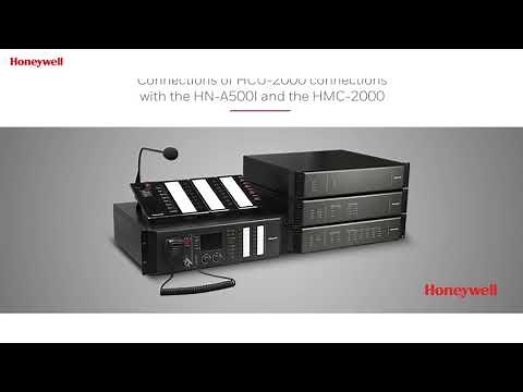 Connections of HCU-2000 connections with the HN-A500I and the HMC-2000