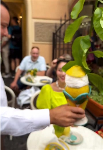 Lemon Sorbet Delight at Royal Gelato Amalfi