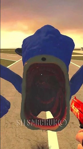 SHIN SONIC EATER AND GODZILLA SEA MONSTERS ULTIMATE TITAN ZOONOMALY EATER TNT TRANSFORMATION IN GMOD