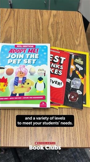 Grow your classroom library fast with book packs from Scholastic Book Clubs. 📚