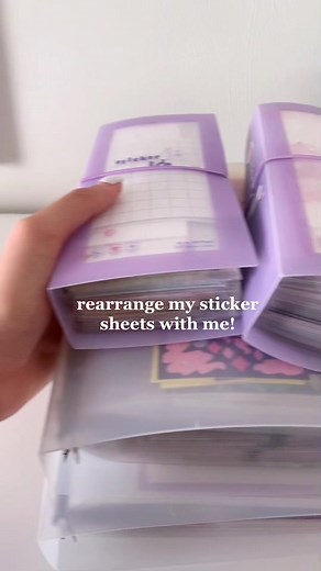 Sticker Sheets Organization and Stacking Tips