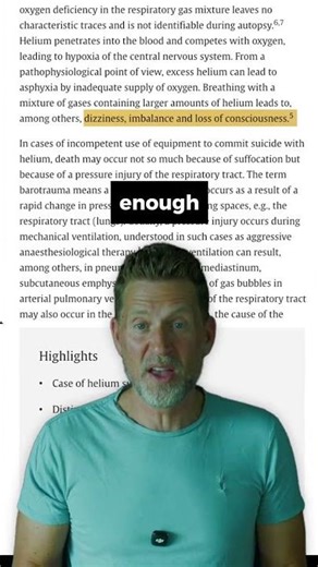 Don't breathe in Helium Balloons!