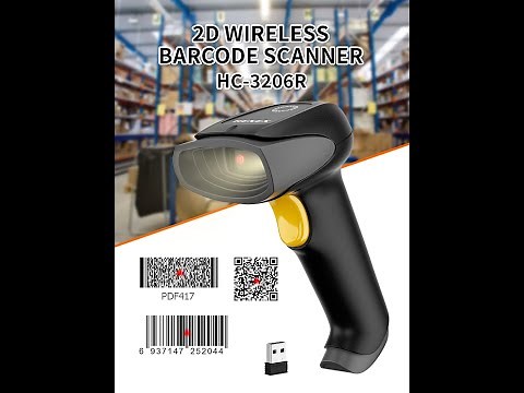 HENEX HC-3206R wireless barcode scanner connection setting of computer and mobile phone